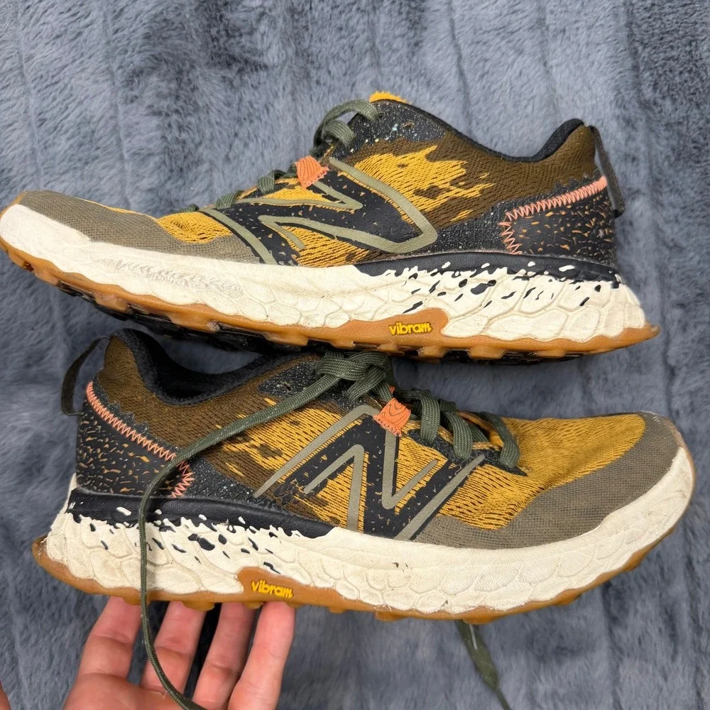 New Balance Fresh Foam X Hierro v7 Trail Shoes Mens 9 Golden Hour MTHIERG7